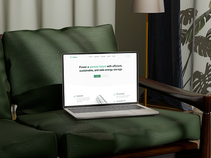 Allegro Energy website, brand, graphic design