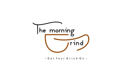 The Morning Grind - Coffee branding cafe coffee coffee bag coffee beans coffee brand coffee label coffee logo coffee packaging coffee shop coffee shop logo coffee social media kit design graphic design grind lettering logo morning coffee typography