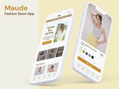 Fashion E-commerce App branding conceptual design e commerce ecommerce fashion fashion app maude mobile design online shopping online store responsive shopping shopping app ui ux