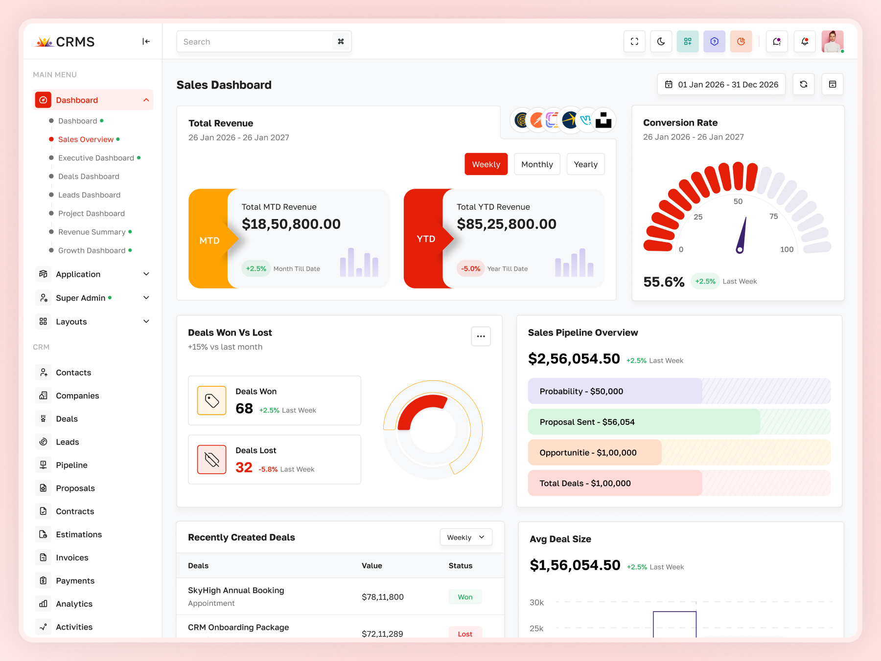 CRM Sales Analytics Dashboard UI Design | CRMS admin dashboard design analytics dashboard business dashboard ui business intelligence dashboard crm analytics interface crm dashboard crm software interface crm ui design dashboard ui inspiration data analytics dashboard dribbble dashboard design enterprise dashboard ui professional dashboard ui saas dashboard ui sales analytics dashboard sales dashboard sales management dashboard sales performance dashboard sales pipeline dashboard ui ux dashboard design