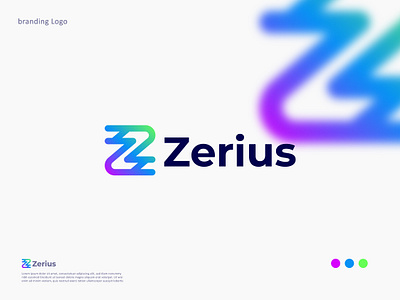 Zerius Logo Design brand brand identity brand logo brandidentity branding design gradient gradient logo graphic design illustration letter logo logo logo branding logo design logo inspiration logodesign minimal logo modern logo vector