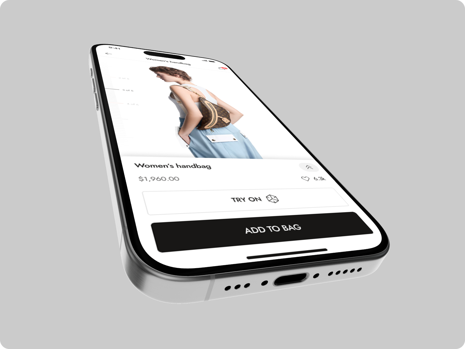 Louis Vuitton App Concept – Luxury E-Commerce & AR Try-On app concept ar try on augmented reality clean design ecommerce app fashion app fashion ecommerce high end luxury ui minimalist ui mobile app product design product page retail app ui design user experience ux design