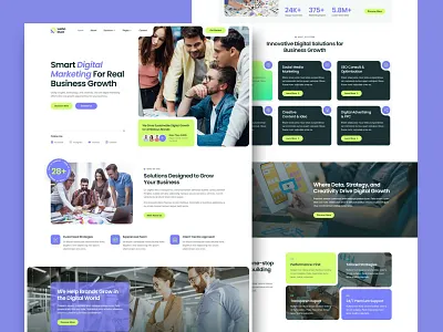 Digital Marketing Agency Website Design advertising brand agency brand identity branding solutions business content creation creative agency creative solutions design digital marketing digital strategy elementor marketing agency responsive design social media template kit ui visual design web design wordpress