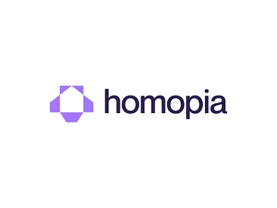 Homopia, real estate logo design absatrct home logo app icon branding construction logo home icon home logo home mark logo design modern home logo mortgage logo real estate logo