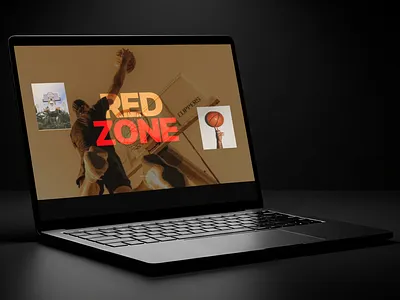 RED ZONE - BASKETBALL COMMUNITY WEB DESIGN basketball branding community engaging ui user experience user interface userflow ux web design website