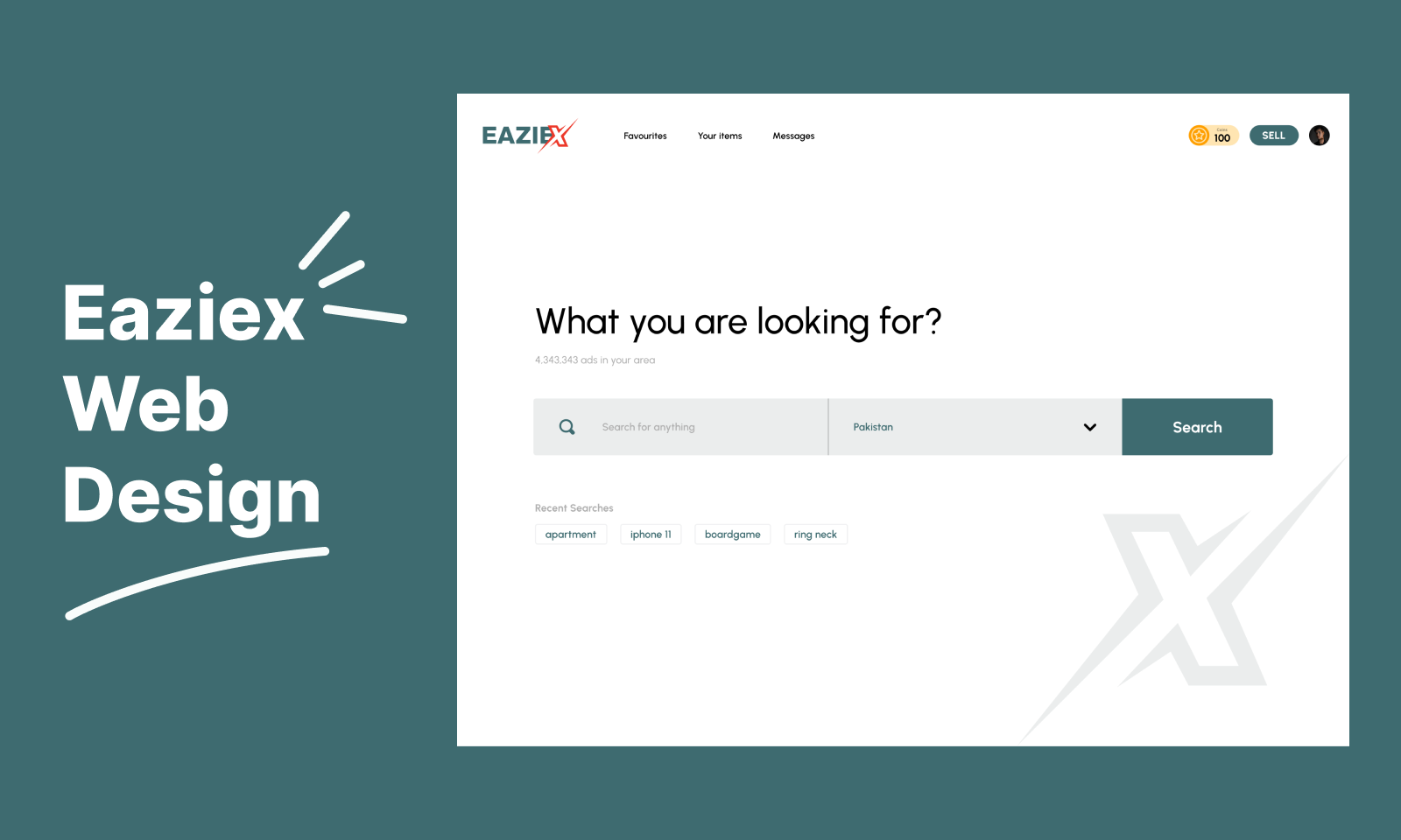 Eaziex Web UI UX Design app branding design graphic design illustration logo mobile ui ux vector
