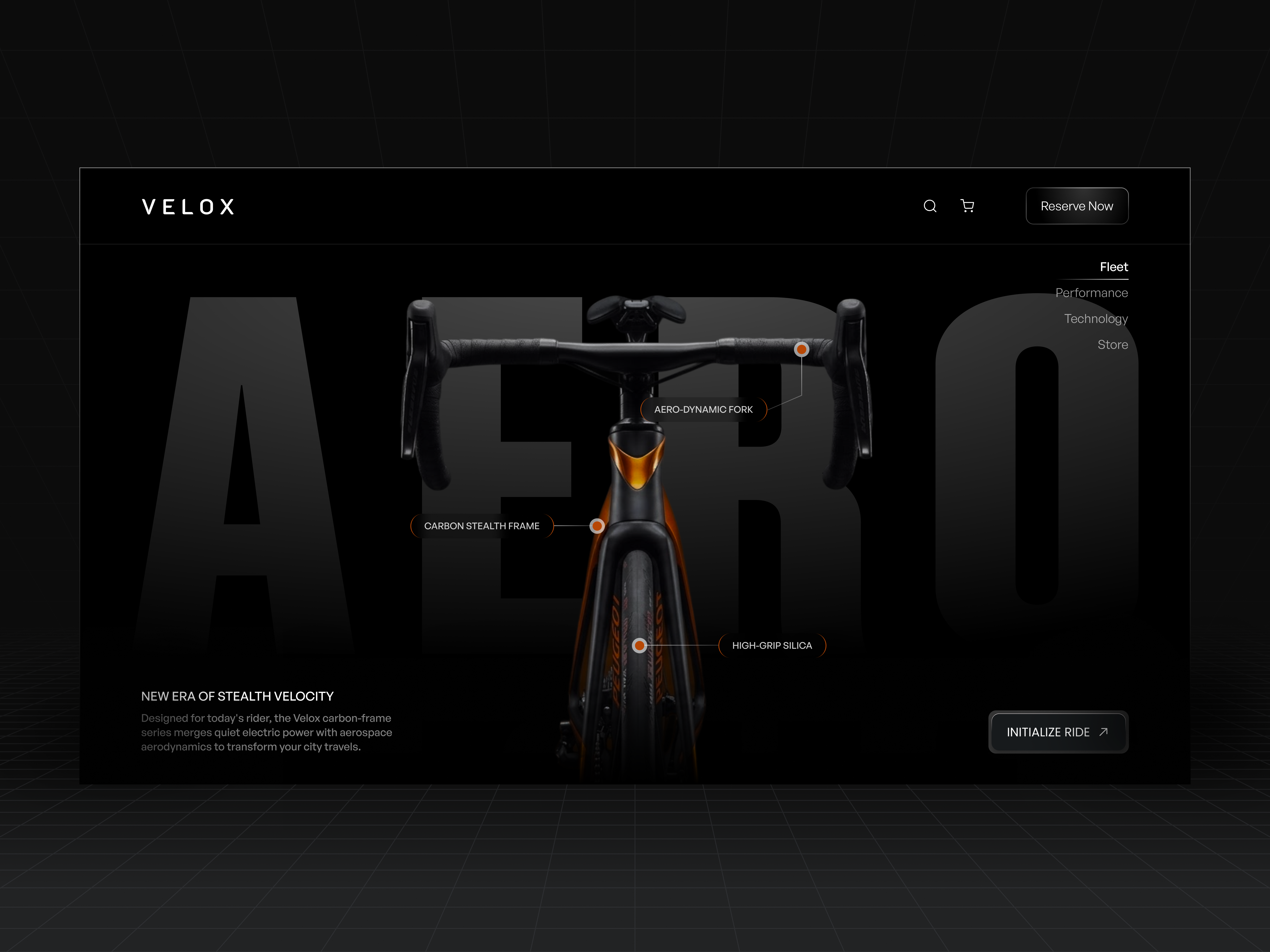 Example of Landing Page Hero Section UI Design