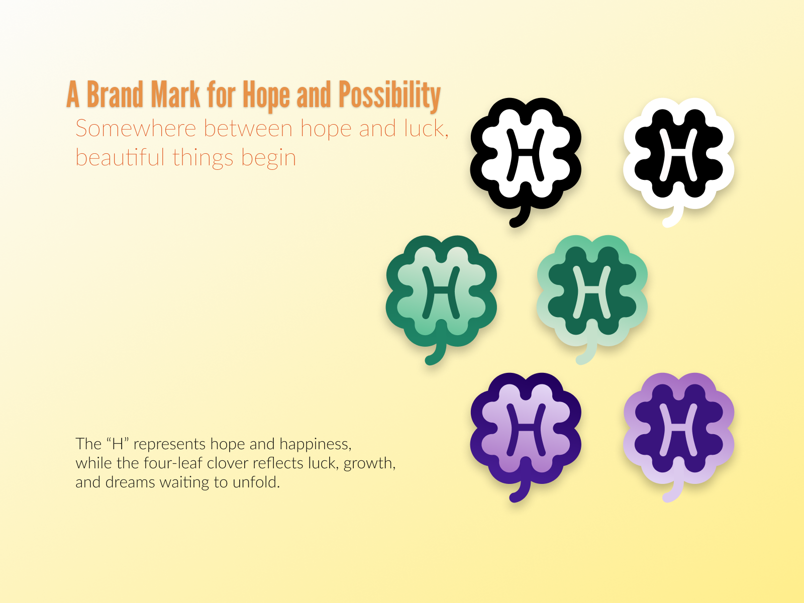 Logo : Hope | Happiness | Possibility | Good Luck