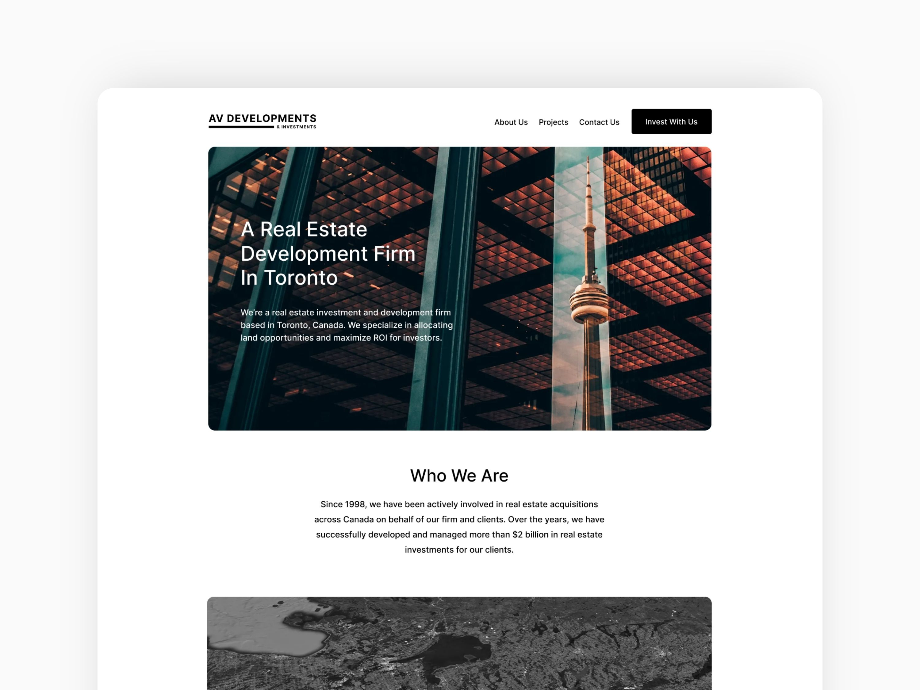 Real Estate Development Firm Website Design