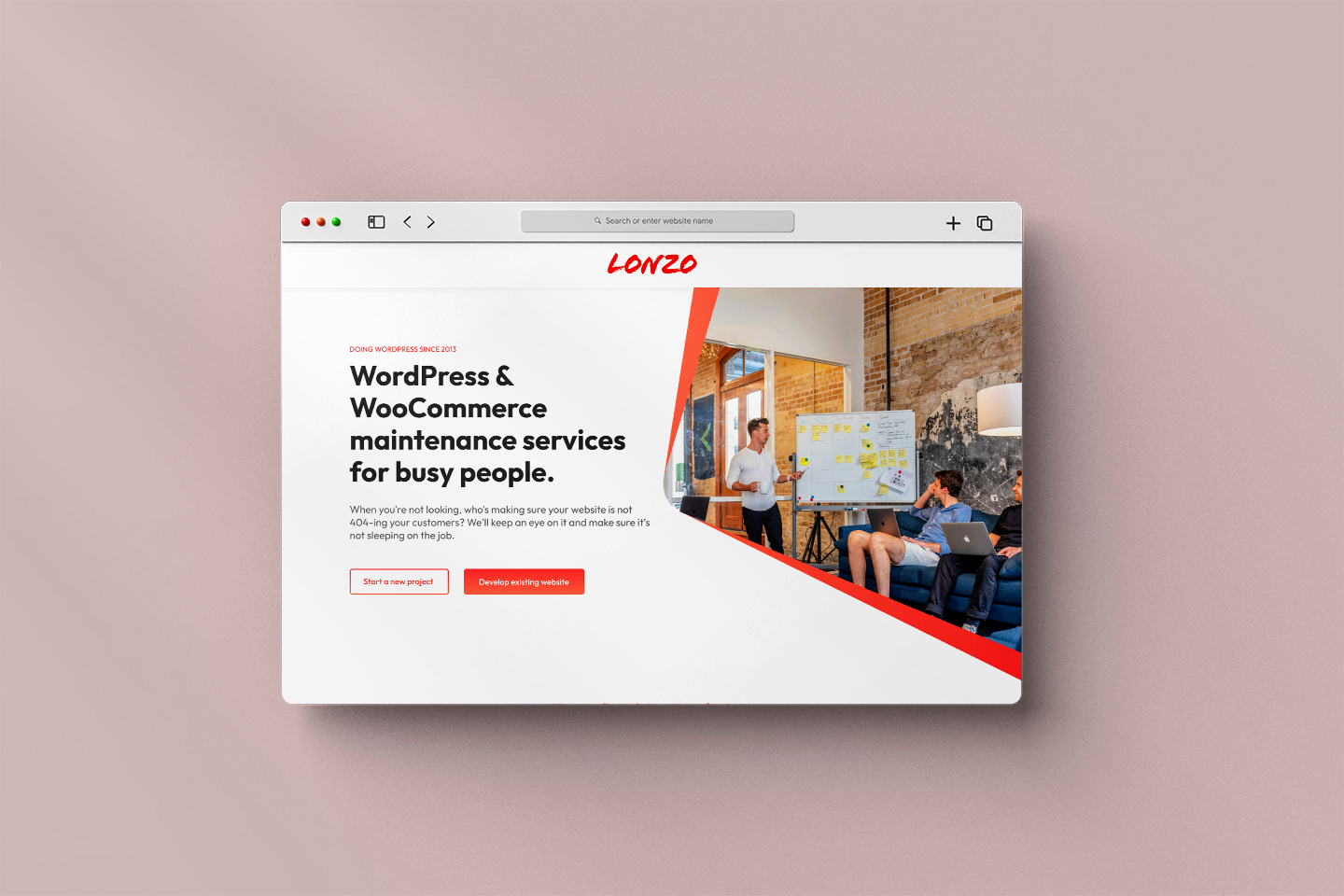Landing page | LONZO design education home page homepage design interface landing page landing page design landingpage learning product startup ui ux web web design website website design