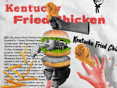 Fried Chicken coverart design friedchicken graphic design graphics illustration kfc posterdesign typography