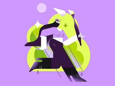 International Women's Day character flat illustration illustration international womens day nature powerful running woman woman fire womens day