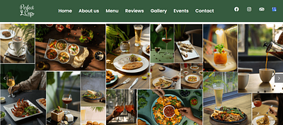 Food & Beverage website.