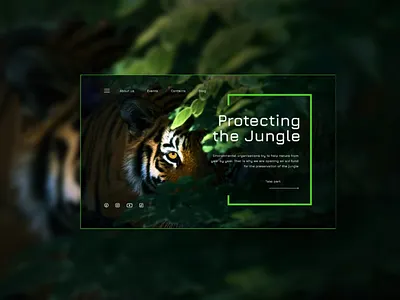 Nature Design Concept 🌿 aesthetic aestheticstyle branding design dribbble graphic design illustration recommendations typography ui ux webdesign