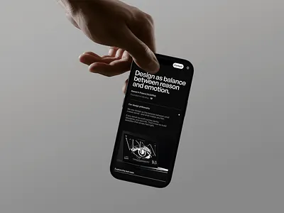 Agency Website Design — Mobile View agency branding corporate website design graphic design illustration landing logo mobile ui uiux web design webflow