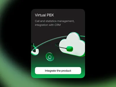 Product Card – Web UI, Dark Mode, 3D 3d 3d design 3d graphics 3d illustration card green minimal product card product card ui telecom ui ui design ui ux ui ux design user experience user interface ux ux design web design web ui
