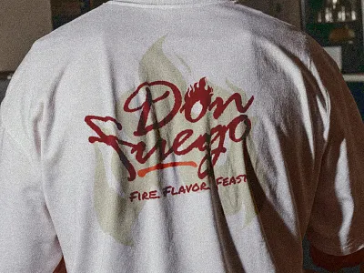 DON FUEGO 🔥🥩 Logo Identity brand designer brand identity branding graphic designer logo logo designer logo identity logo maker logos menu design mockups package restaurant restaurant logo
