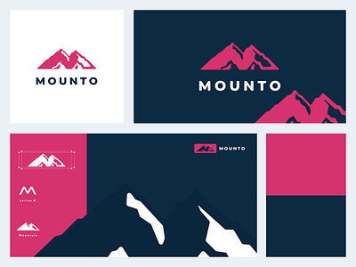 Mountain Logo app brand branding design garagephic studio graphic graphic design icon illustration logo minimal minimal logo mountain mountain logo ui ux vector web