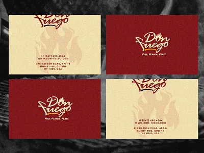 DON FUEGO 🔥🥩 brand designer brand identity branding graphic designer identity logo logo design logo designer logo identity logos menu design visual identity