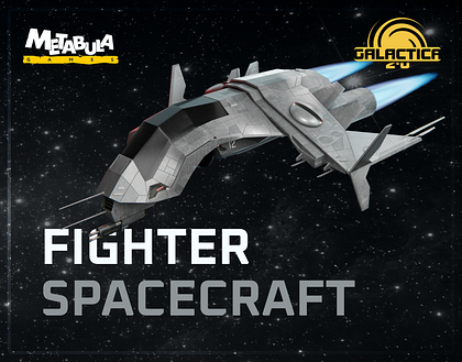 Fighter spacecraft (3D model)