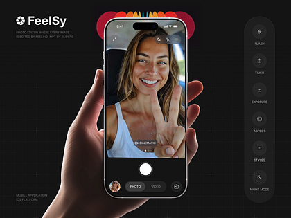 Video Editor Mobile App Design – Feelsy