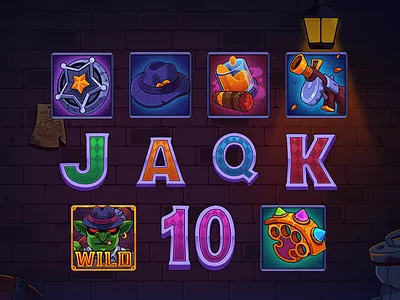 Slot Game Icon System for iGaming | Mobster Goblins casino casino game fantasy art game art game design game icons game ui icon set igaming illustration mobile game ui slot slot design slot game slot game design slot machine ui game ui icons vector art