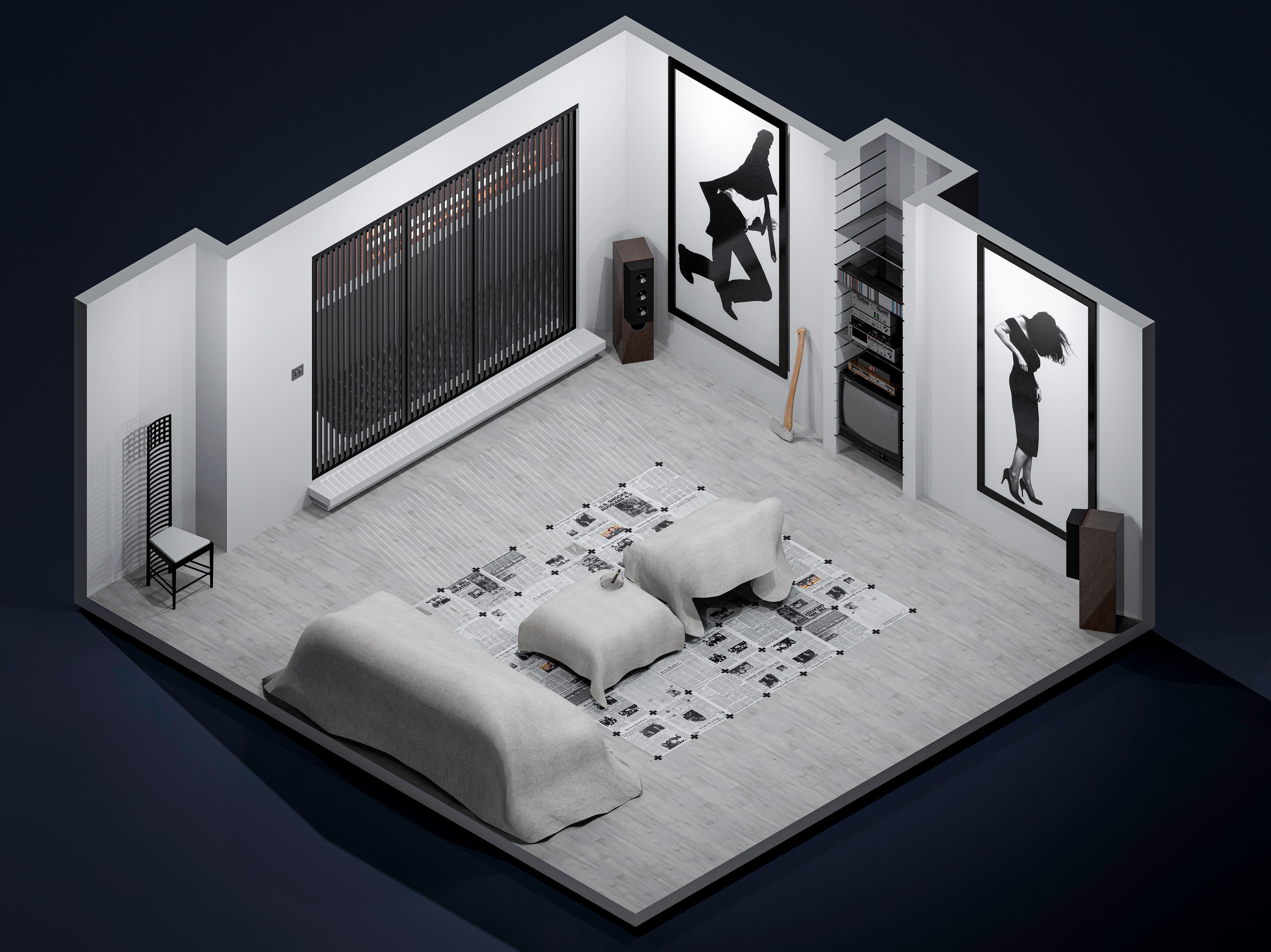 Example of 3D Illustration And Design