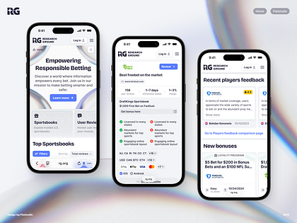 RG - Mobile News Homepage Design