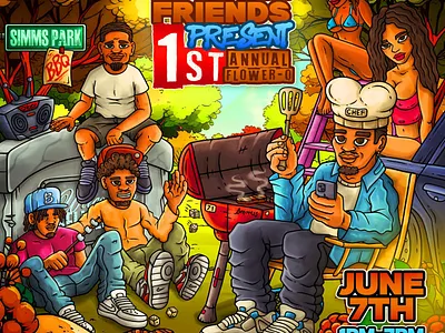 Cartoon album art direction album art cover art design graphic design