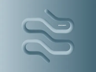 Spontaneity branding gradient identity logo s shape spontaneity symbol tech video visual worm
