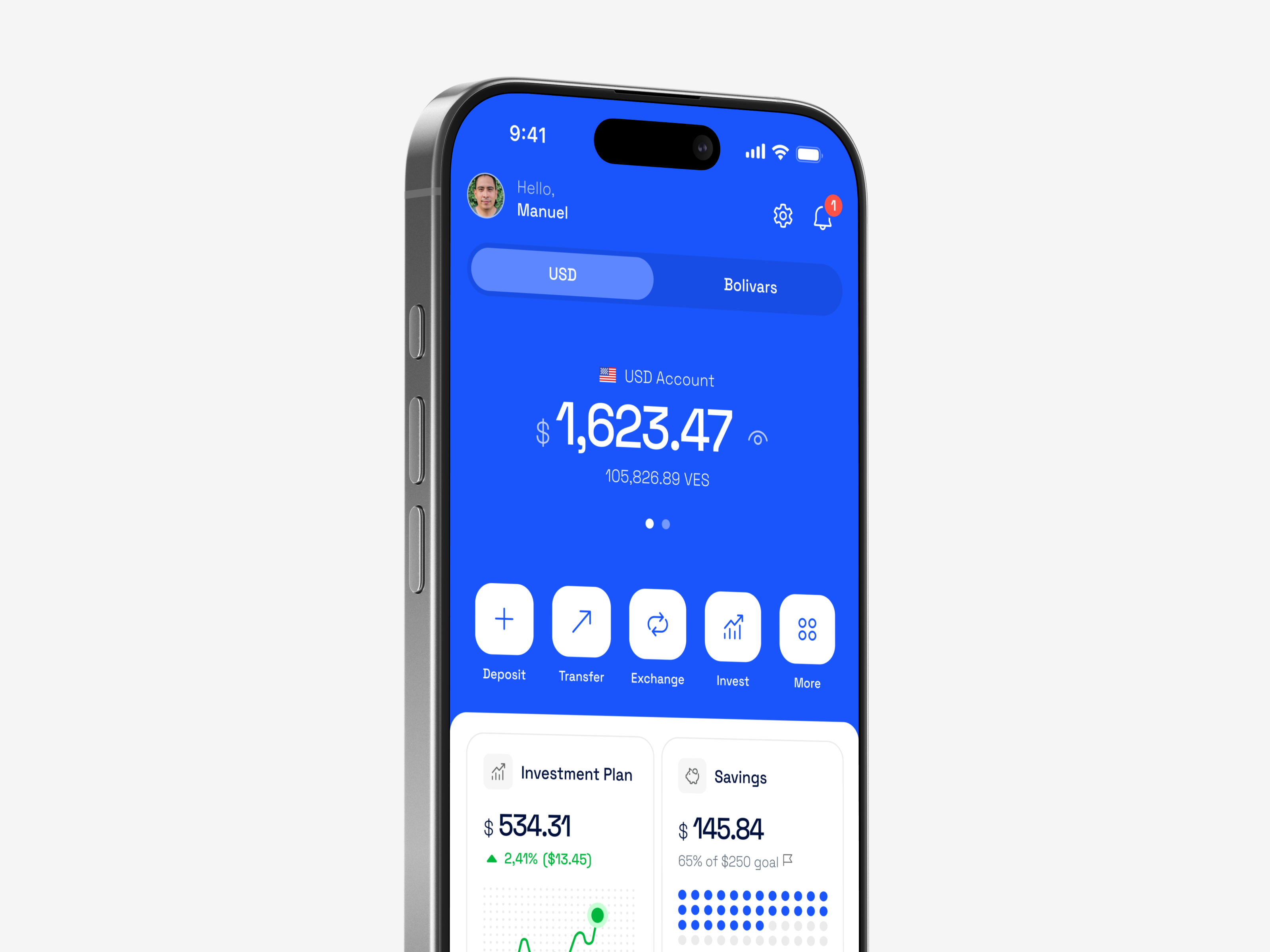 Example of Investa: Wealth Growth Hub Mobile App