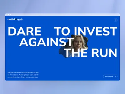 Wealth Management Website Concept animation components concept design graphic design ui webdesign