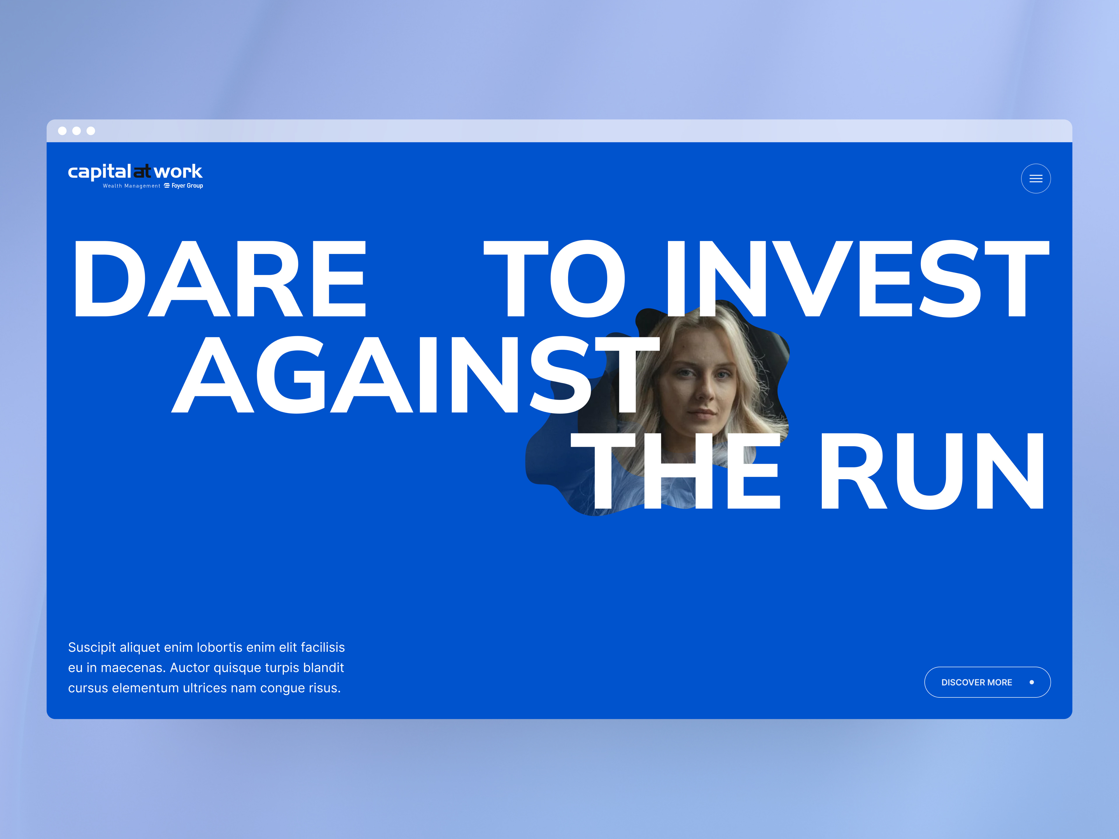 Wealth Management Website Concept