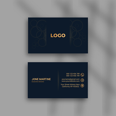Luxury Business Card Design branding brund identy design graphic design illustration logo logo design logodesign vector