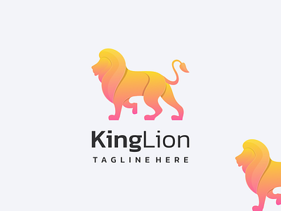 Lion Logo animal animation brand branding company design elegant illustration logo ui