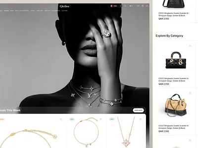 The Luxury Designer E-Commerce Platform jewelry store design jewelry store landing page jewelry store ui jewelry store uiux jewelry store website jewelry store website design online shop design online shop ui ux online shop website online store design online store designer online store ui ux online store uiux online store website