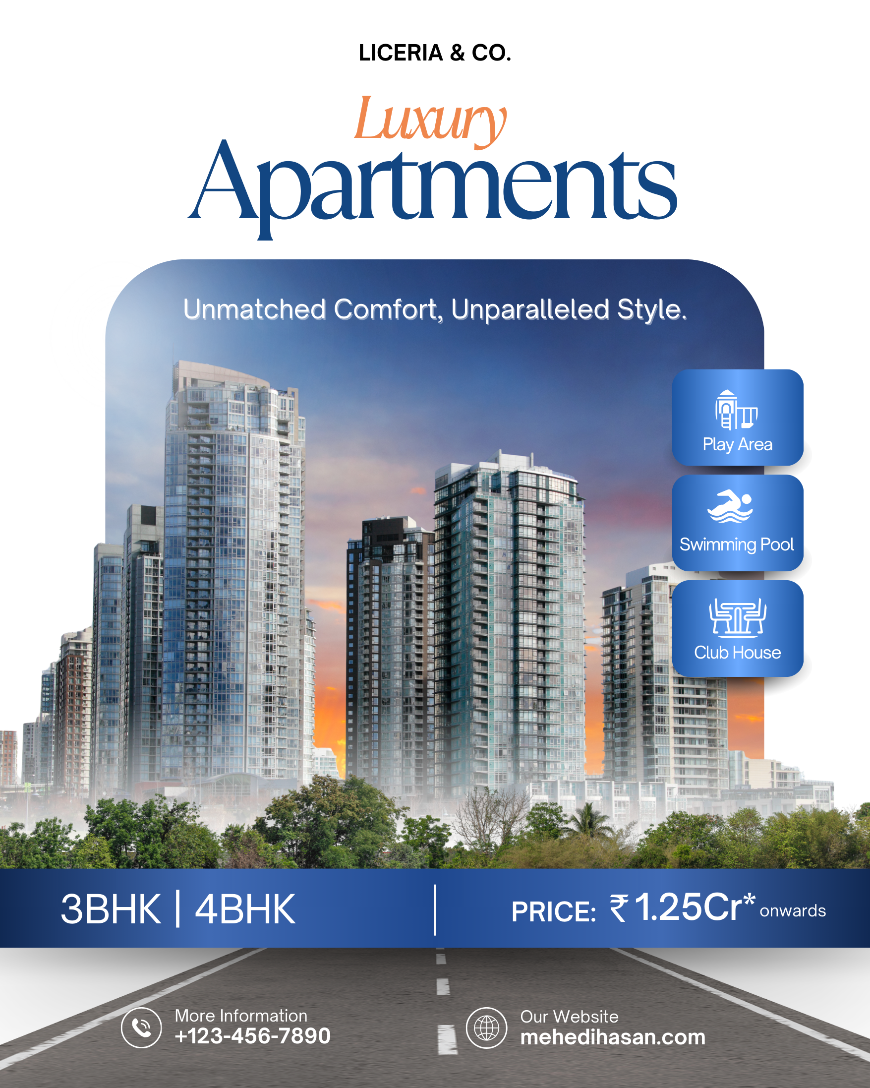 Real Estate Poster Design branding graphic design illustration poster real estate social media post
