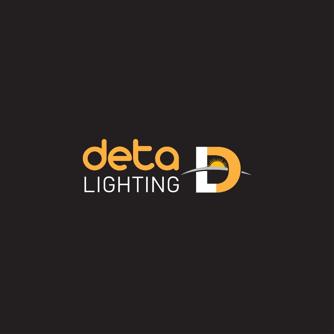 Deta lighting logo design
