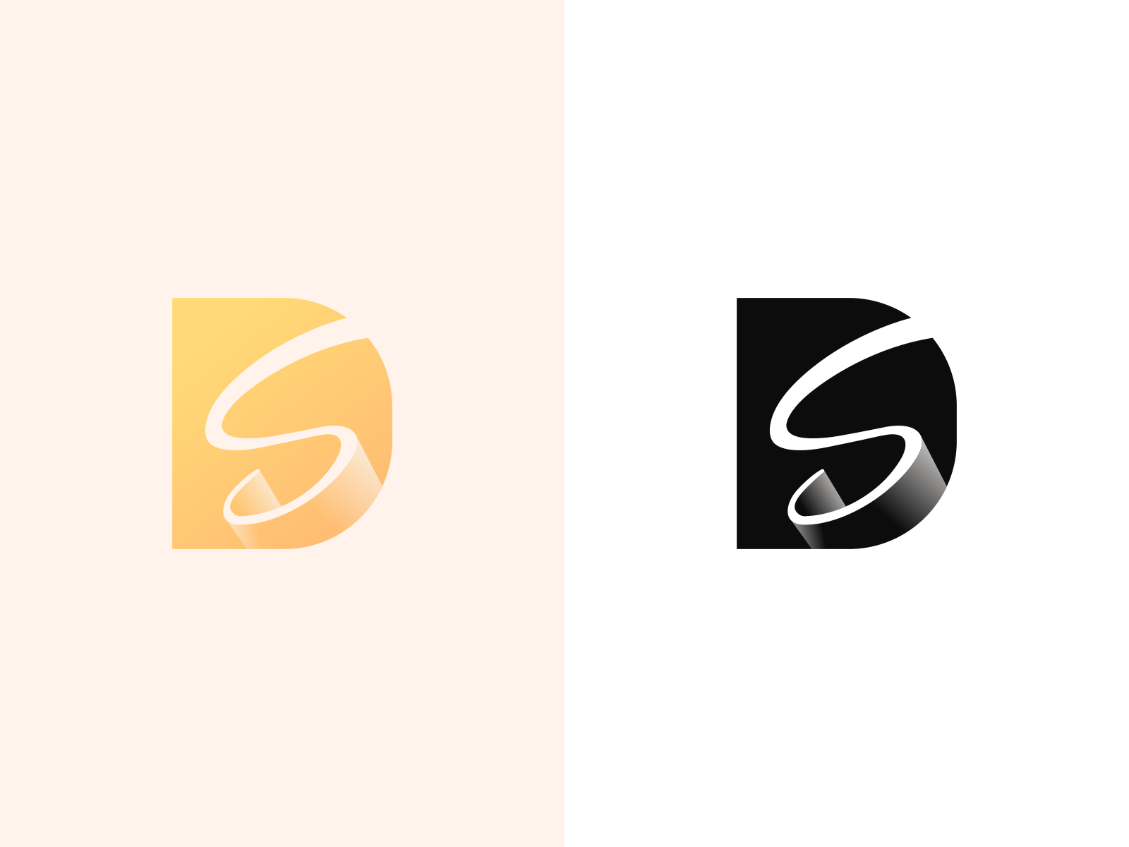 Logo option for a document signing service brand brand design brand designer branding branding design branding designer ds logo logo design logo designer logodesign logodesigner logotype saas saas logo startup startup logo web3 web3 logo