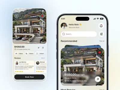 Real Estate Mobile App UI/UX ai app app design app ui booking app clean ui dashboard design design veli luxury design minimal design mobile app mobile app design modern ui product design property app real estate app real estate ui rental app ui design user interface ux design