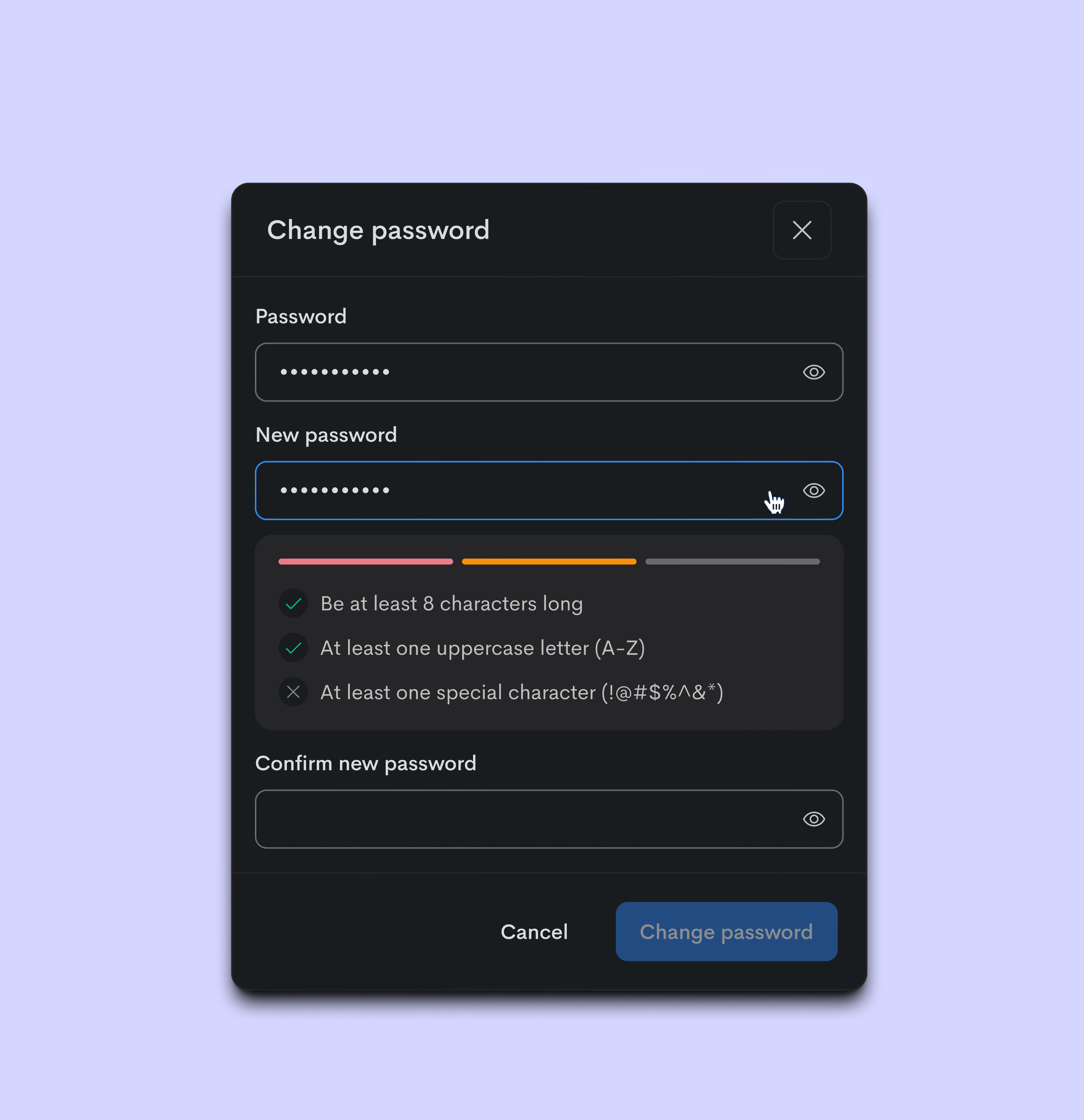 Confirm New Password — Designing Secure & Reassuring Password Ve account security authentication flow confirm password design system error handling form validation interaction design micro interactions password reset password strength password verification product design prototyping real time feedback saas ui security ux uiux design usability testing user trust wireframing