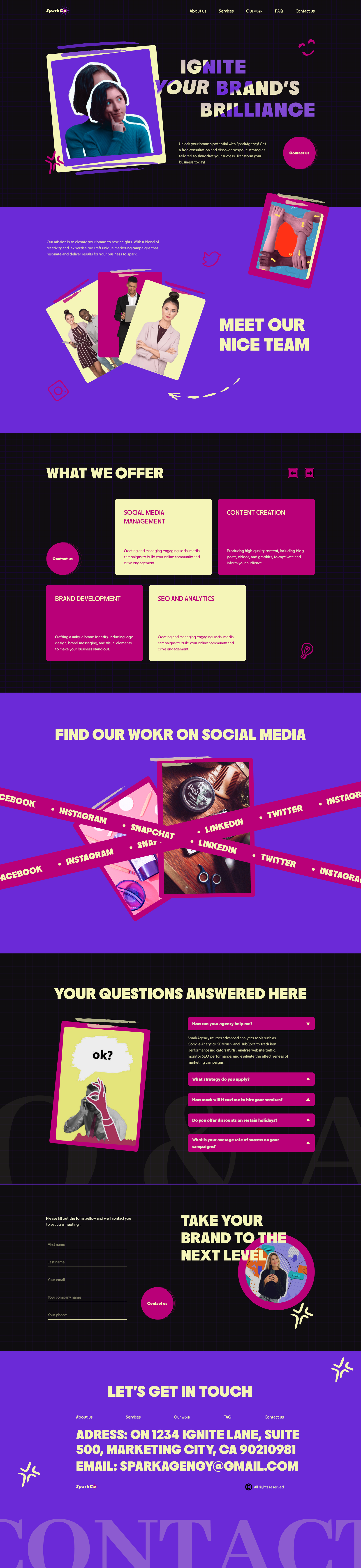 Example of Landing Page Designs