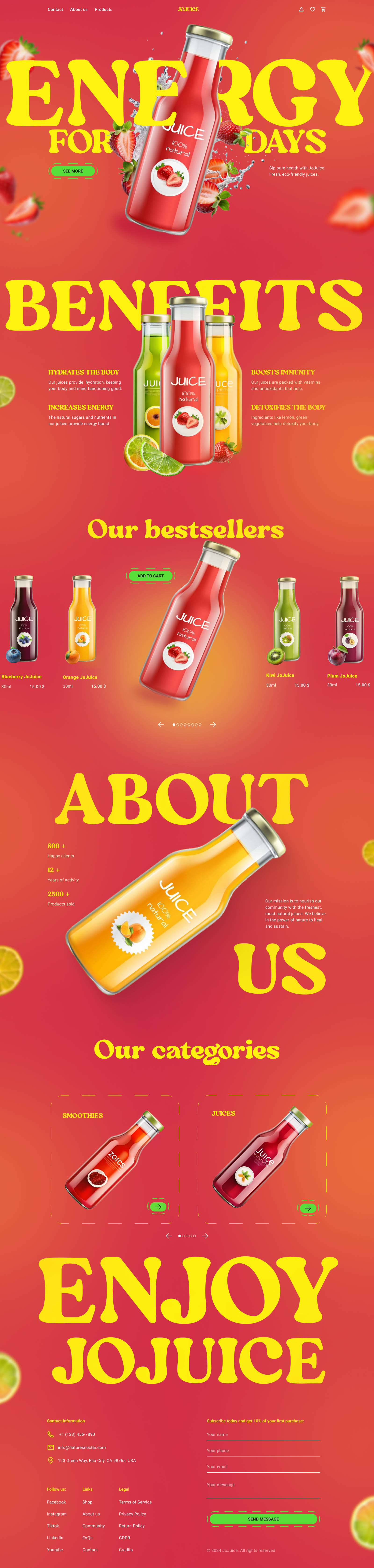 Example of Landing Page Designs