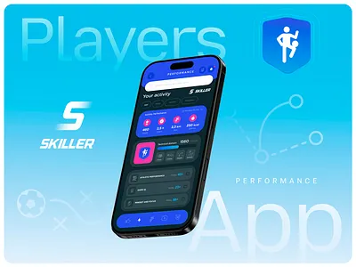 Performance App concept app design football performance players sports training ui ui design