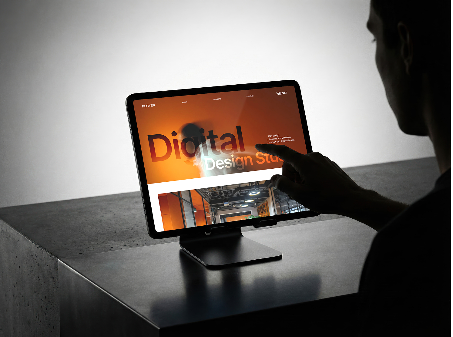 Foster Digital Agency Landing Page agency template creativeagency designagency framertemplate ui uiuxdesign ux webflowtemplate