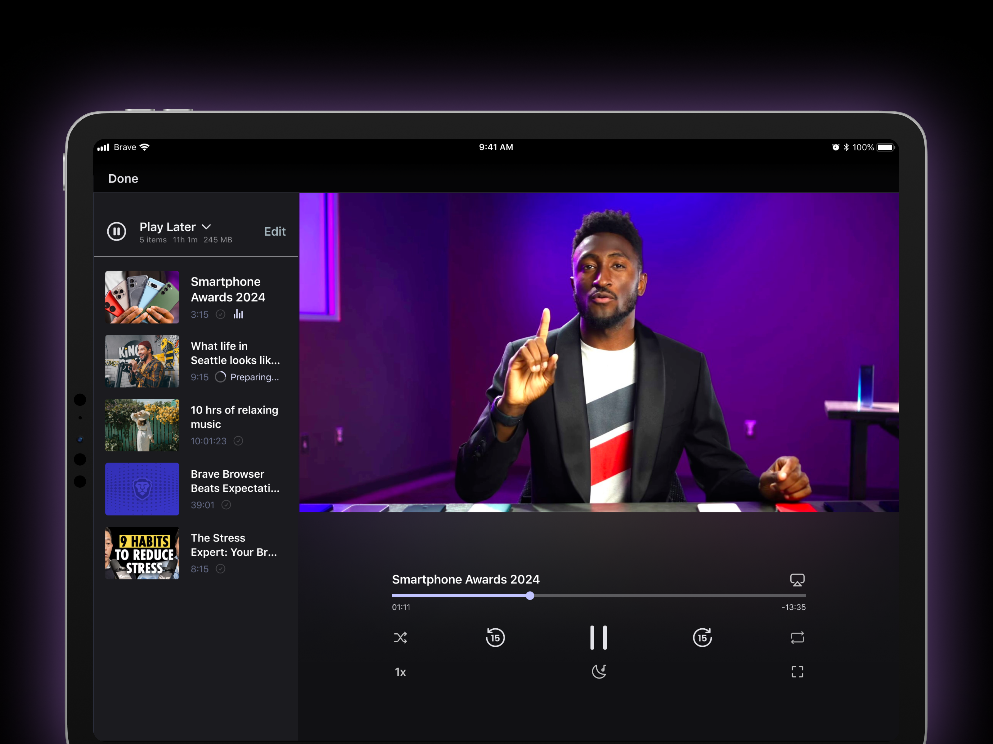 Brave Browser – Playlist