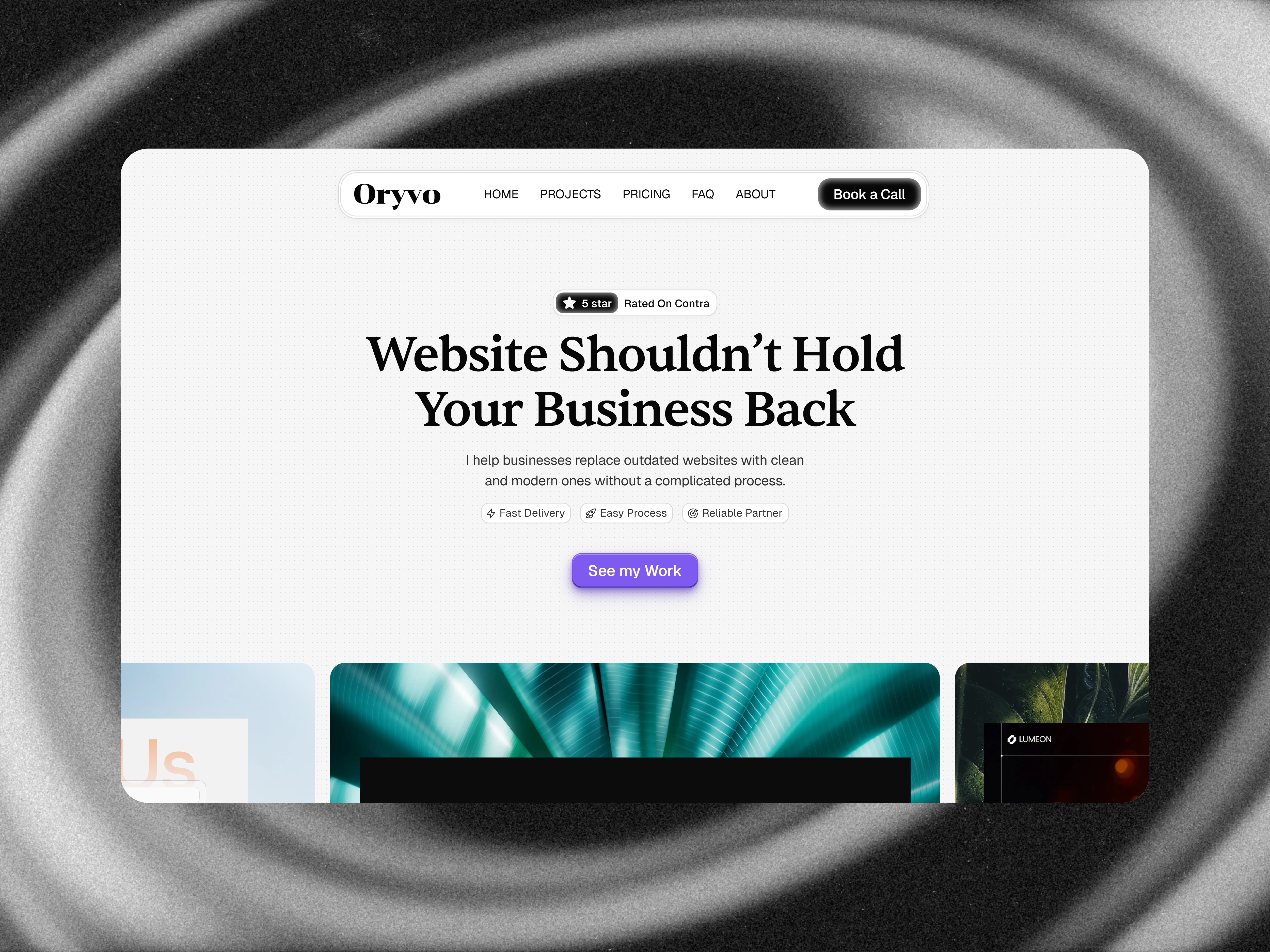 Oryvo Personal Website Case Study agency landing page agency website designer developer framer framer designer framer developer framer expert framer landing page framer website landing page personal website portfolio website web design web designer web developer web development website design website designer website developer