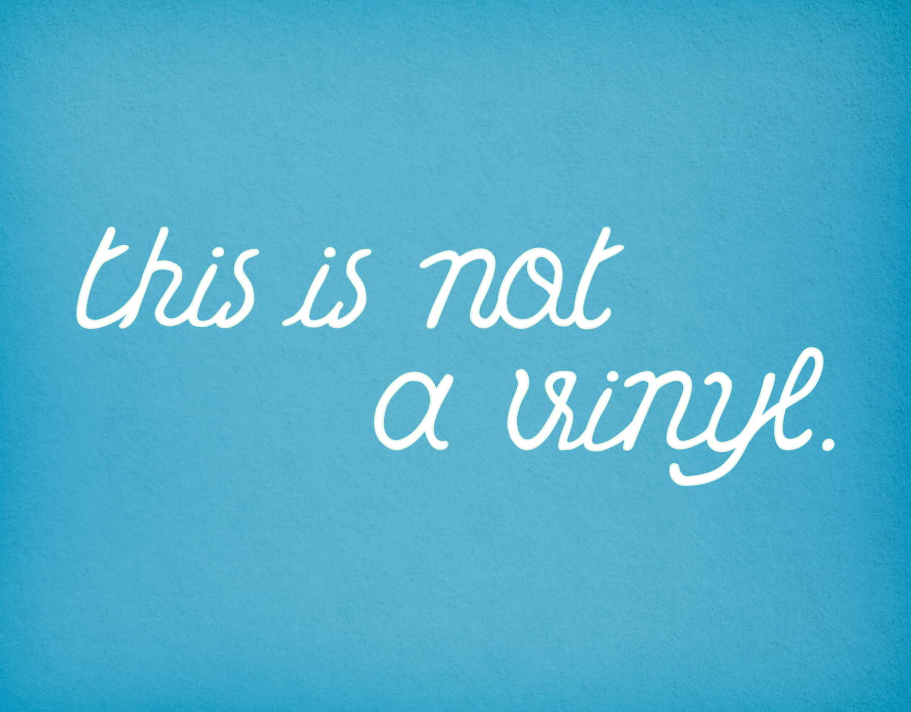this is not a vinyl blue magritte thisisnotapipe typography vinyl