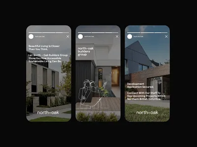 Real Estate Instagram Stories - Construction Brand Social builder social construction marketing instagram stories property marketing real estate social media residential real estate social media templates story design