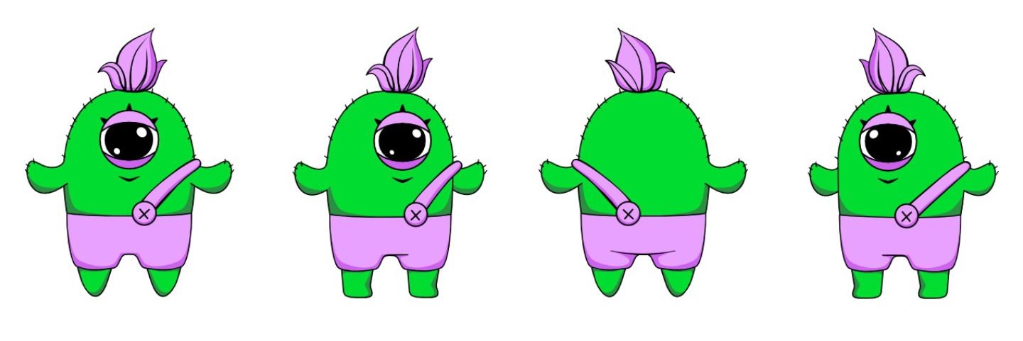 Vector Character for Mobile Game character cute flat game vector